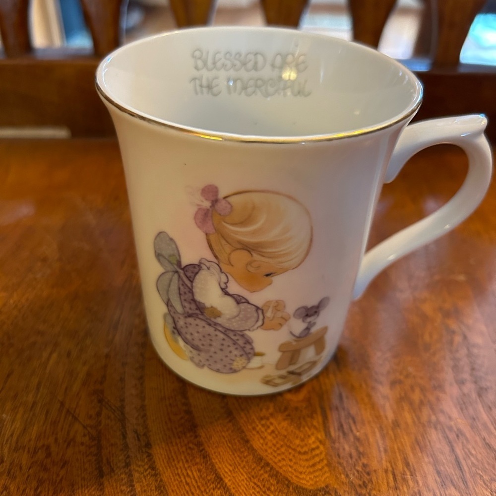 Vintage 1980 Precious Moments Jonathan & David Coffee Cup